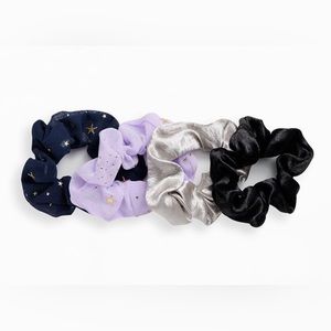 ARIA BEAUTY
Star Scrunchie Set in Blue Star, LavenderStarBlack SatinSilv…